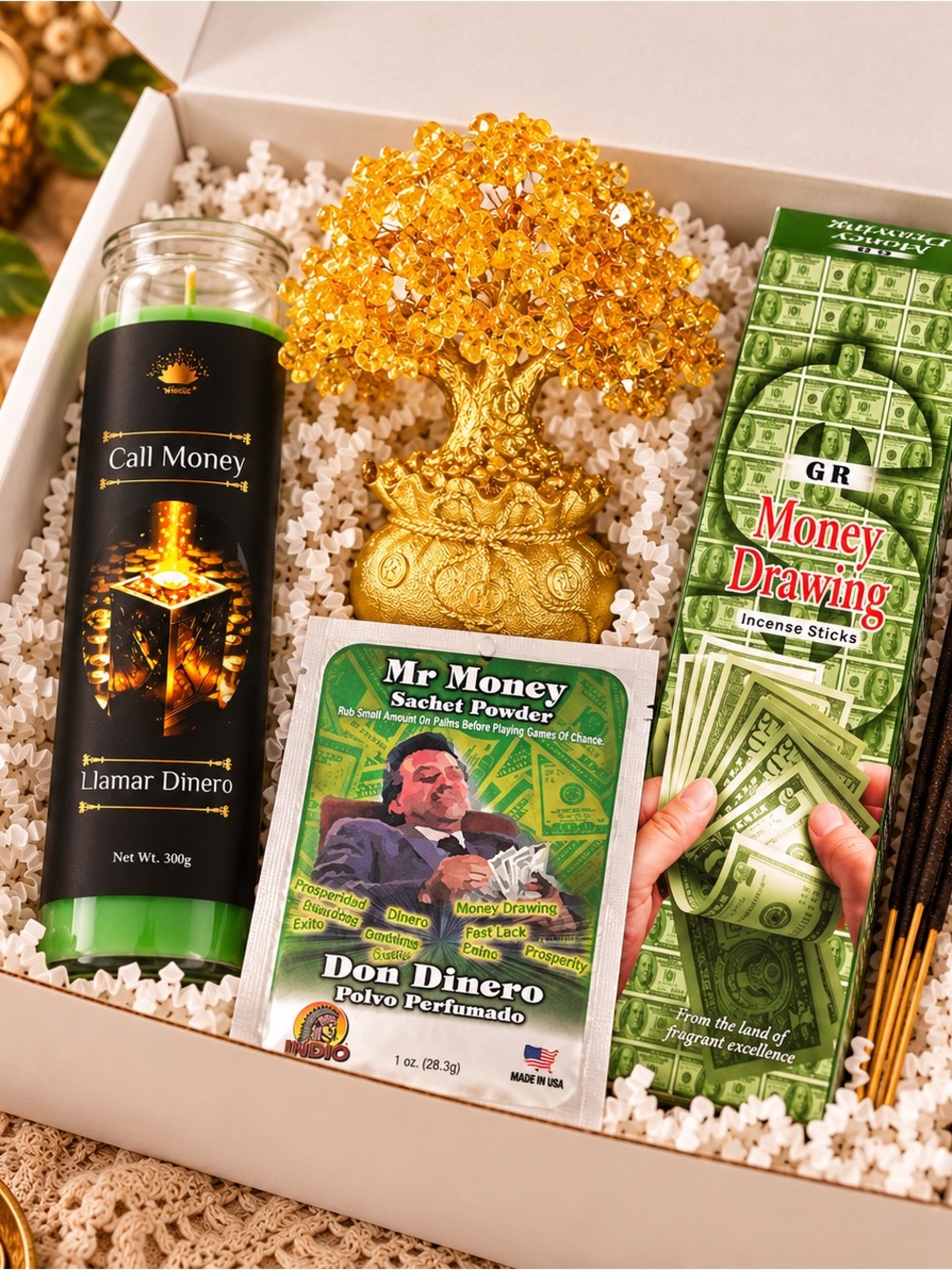 Money Drawing & Prosperity Ritual Box